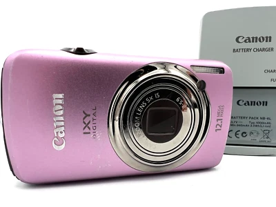 Canon IXY DIGITAL 930 IS Purple Digital Camera From Japan Tested -1 Day Handling - image 1 of 4