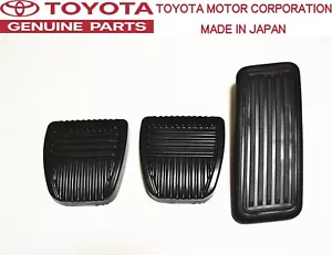 TOYOTA GENUINE OEM 86-93 SUPRA JZA70 MK3 Clutch & Brake & Gas Pedal Pad - Picture 1 of 2
