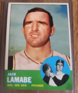 1963 TOPPS JACK LAMABE BOSTON RED SOX #251 - Picture 1 of 2