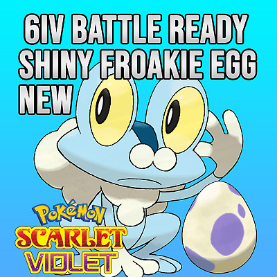 Shiny Protean Froakie EGG ✨ Pokémon Scarlet And Violet ✨ 6IV ✨ (FAST) • 1.50$