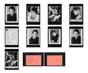 Michael Pare - Conjunto de fotos firmadas con autógrafo y foto en la cabeza - EDDIE & THE CRUISER - Imagen 1 de 8