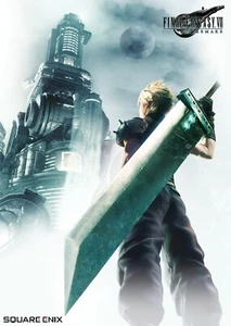 "Póster de remake de Final Fantasy VII (7) 24"" x 16" - Imagen 1 de 1