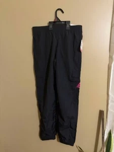 Reebok Girls Black Reebok Cargo Relaxed Fit Joggers NWT - XXL (18) - Picture 1 of 2