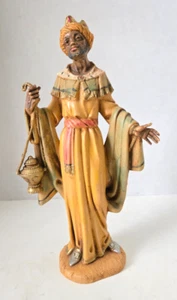 Vintage FONTANINI KING BALTHAZAR Wiseman Depose Italy #302 7.5" Nativity Xmas - Picture 1 of 5
