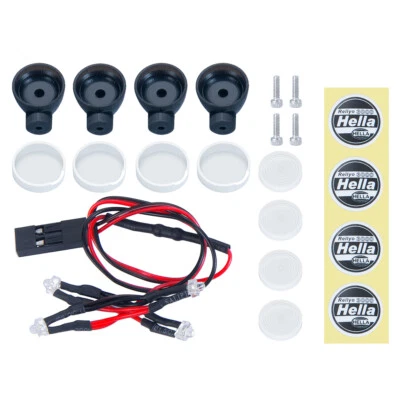 LED Lichtleiste Dachlampe Zubehör Teile für RC 1/24 Axial SCX24 Crawler Car - Bild 1 von 4