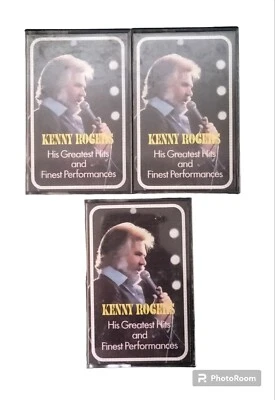 Kenny Rogers Set Of 3 Vintage Music Cassette. - Image 1 of 4