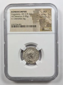 AR Denarius Elagabalus Roman Empire AD 218-222 - Picture 1 of 4