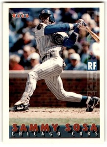 1995 Bazooka Sammy Sosa #4 Chicago Cubs