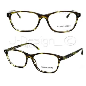 Giorgio Armani AR 7021 5167 Brushed Striped Green 52/16/140 Eyeglasses - New  - Picture 1 of 12