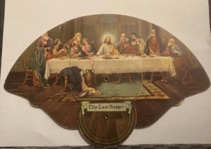 Vintage The Last Supper Fan, Middlesboro Monument Co, Kentucky.  Guter/angemessener Zustand - Bild 1 von 4
