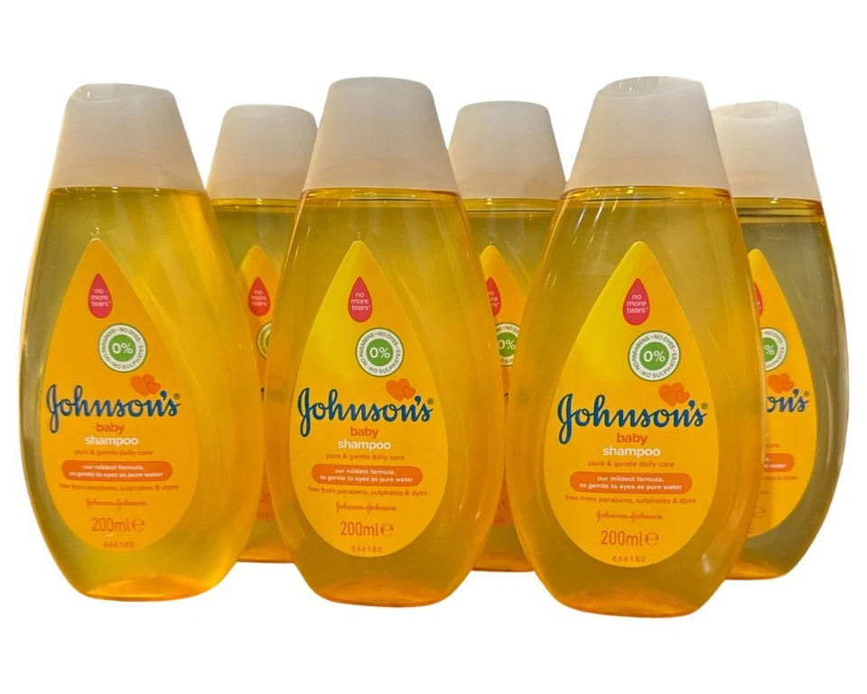 Johnson's Baby Shampoo Pure & Gentle Daily Care 200ml 2 Pack