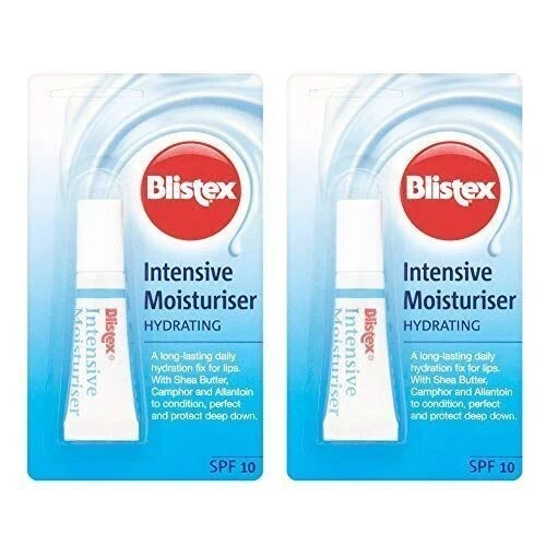 Blistex Intensive Moisturiser Lip Balm, Lip Repair with SPF10, 5ml - Pack of 2