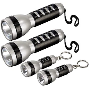 Hama PACK 4x Linterna LED Grande + Pequeña Luz de Trabajo Brillante Exterior Juego - Imagen 1 de 5
