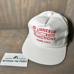 Cuerda SnapBack blanca vintage WestPro Linnebur Auctions Byers, Colorado - Imagen 1 de 7