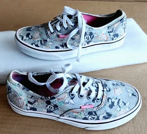 VANS X Disney Minnie Digi Roses Lace Up Shoes Sneakers Size Womens 7.5  Mens 6 - Picture 1 of 18