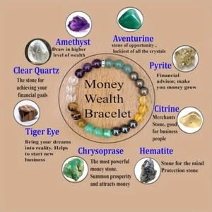 Charm Elegant Colorful Bracelet Good Luck Bracelet Attract Prosperity Bracelets - Picture 1 of 6