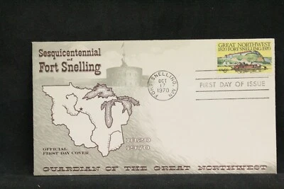 USPS FDC #1409 1970 6¢ Fort Snelling ST686 - Image 1 of 3