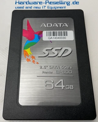 ADATA Premier SP600 64GB 2.5" SATA III 6G MLC ASP600SS-64GM - Image 1 of 2