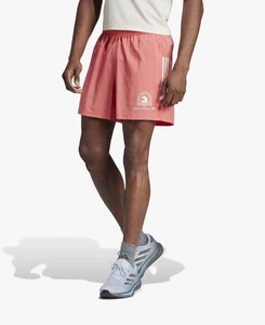 Pantalones cortos Adidas para hombre Boston Marathon 2024 Own The Run 5” Preloved Scarlet talla M - Imagen 1 de 7