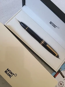 Penna stilografica Montblanc Legrand 146, con pennino OM oro, buone condizioni con scatola + - Foto 1 di 24