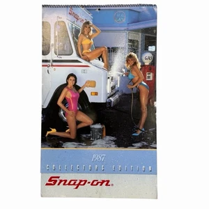 1987 Herramientas Snap-on Edición Coleccionista Pin-Up Calendario Vintage Decoración de Garaje - Imagen 1 de 11