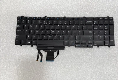 New Dell Latitude 5580 5590 5591 E5550 E5570 US Backlit Keyboard TF5M0 0TF5M0 B2 - Image 1 of 4