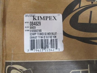 KIMPEX 084829 Exhaust Titan QS S/O SST for 519293607488 Honda Foreman NEW SEALED Foto 1 de 4