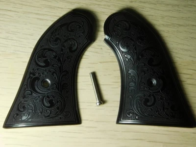 Uberti 1858 Novo Modelo 'Marfim Negro' Painéis de Aperto Gravados Magna-Tusk (Conjunto de Dois) - Imagem 1 de 4