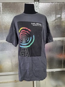 Toby Mac 2008 Tour T Shirt -Portable Sounds - Unisex Medium - Grey - Picture 1 of 4