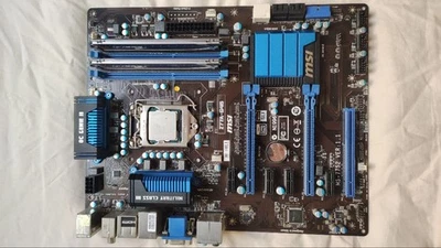 MSI Z77A-G45 Motherboard Intel i5 3570k 3.40GHz HyperX 8GB RAM Kit Tested - Image 1 of 4