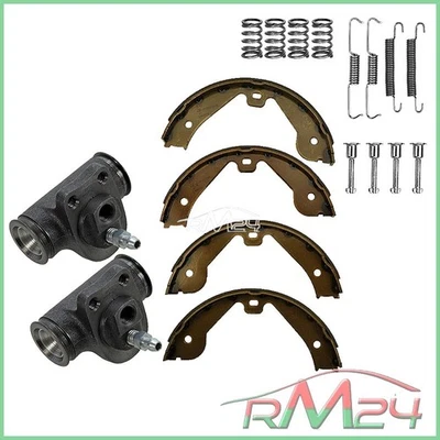 KIT GANASCE FRENO A TAMBURO + CILINDRETTI FRENO PER CHEVROLET SPARK 05-10 MATIZ - Immagine 1 di 4