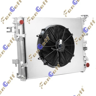 3 Row Radiator Shroud Fan Fit 2009-18 Dodge Ram 1500 2500 3500 Pickup 5.7L 2015 Foto 1 de 4