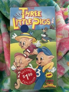 DREI KLEINE SCHWEINE VHS Klebeband VERSIEGELT - Bild 1 von 6