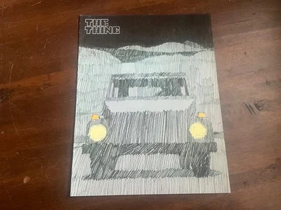 Folleto de ventas de autos Volkswagen VW The Thing 1973 vintage Foto 1 de 4