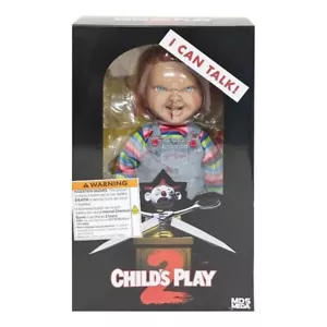 Figurine officielle CHILD'S PLAY talking CHUCKY Mezco 38 CM Poupée parlante ! - Imagen 1 de 17