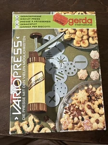 Vintage Gerda Cookie Press Icing Set Made in Germany Complete - Picture 1 of 9