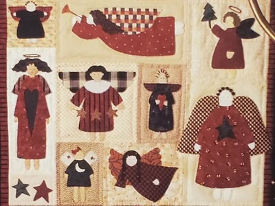 Debbie Mumm Wall Kit pattern GATHERING OF ANGELS quilting sewing Christmas - Image 1 of 4