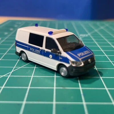 Furgoneta Volkswagen Rietze escala HO 1:87 policía alemana Foto 1 de 4