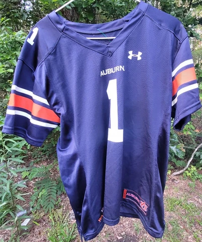 Auburn Tigers #1 Cam Newton Under Armour Football Jersey Loose Sz. L see pics Cover