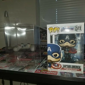 Funko Pop! Movies: Avengers: Endgame - Captain America Vinyl Figure - Picture 1 of 11
