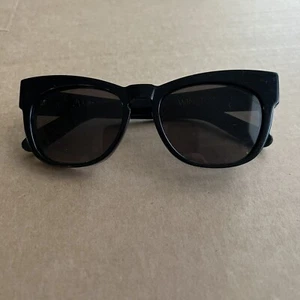 Wildfox Winston In Black Sunglasses Chunky Retro Frames - Picture 1 of 10