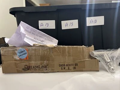 Kit de herrajes para puertas de ducha DreamLine Encore - SHDR-AC166076-06 plateado Foto 1 de 4