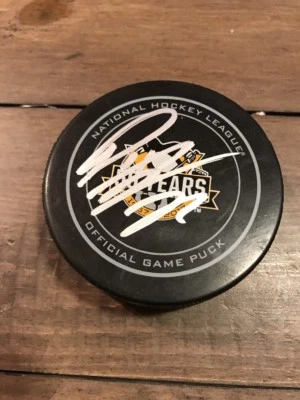 Patric Hornqvist Signed Pittsburgh penguins 50 Year Official Game Puck - Image 1 of 2