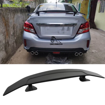 47" Matte Black GT Style Racing Rear Trunk Spoiler Wing For Mitsubishi Mirage G4 - Image 1 of 4