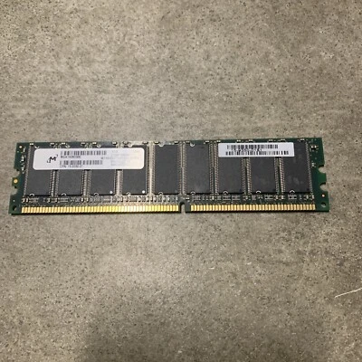 1GB DDR1 PC3200E 3200E DDR1-400 400MHZ 184PIN ECC NON-REG DUAL RANK 64X8 18CHIPS - Image 1 of 4