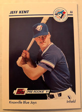 1991 Line Drive AA #360 Jeff Kent Knoxville Blue Jays Astros Giants