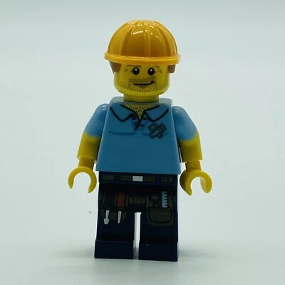Lego Minifigure Carpenter, Series 13 col203 Collectables - Image 1 of 2