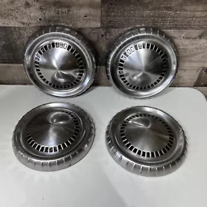 1960 1961 1962 1963 Ford Falcon OEM Poverty Wheel Center Dog Dish Hub Caps 9.5" - Foto 1 di 24
