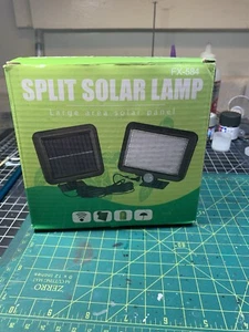 SPLIT SOLAR LAMP SEPARATE SOLAR WALL LAMP - Picture 1 of 3