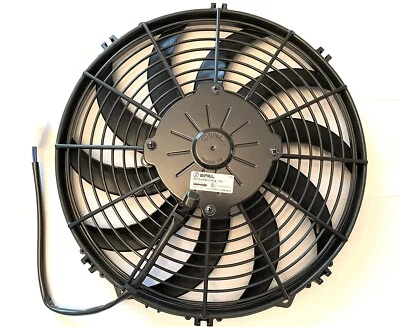SPAL 30101522 12" 12V Puller Fan Curved Blades 12 Volt 1226 cfm VA10-AP50/C-61A - Image 1 of 4